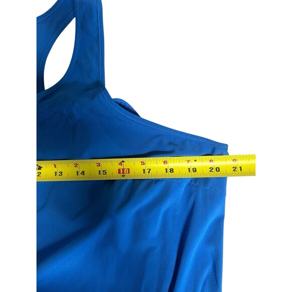 HALARA Breezeful Dress Size Lg cobalt Raceback Hi Lo Midi Pockets quick dry - Picture 5 of 7